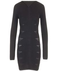 Rick Owens - Viscose Knit Mini Dress Jackets - Lyst