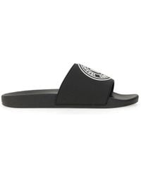 Versace Jeans Couture - Slide Sandal With Logo - Lyst