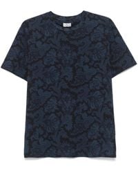 Etro - T-Shirt With Paisley Print - Lyst