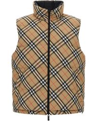 Burberry - Gilet Reversibile Snowshill - Lyst