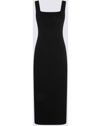 KHAITE - Viscose Midi Dress - Lyst
