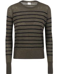 C.t. Plage - Wool Striped Sweater - Lyst
