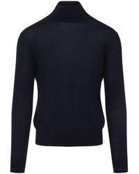 Saint Laurent - Wool And Cashmere Pullover-Uomo - Lyst