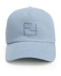 Fendi - Canvas Baseball Cap Hats Light - Lyst