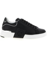 Philipp Plein - Hexagon Sneakers Nero-Uomo - Lyst