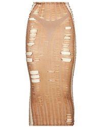 DIESEL - M-Calina Midi Skirt - Lyst