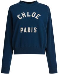 Chloé - Chloã Logo Sweatshirt - Lyst