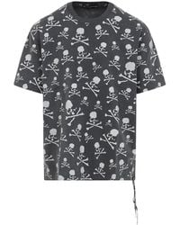 MASTERMIND WORLD - Cotton Vintage Skull Tee-Uomo - Lyst