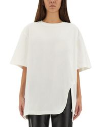 The Attico - Cotton T-Shirt-Donna - Lyst