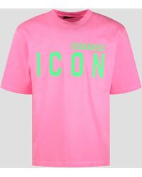 DSquared² - Icon Blur Loose Fit T-Shirt - Lyst