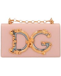 Dolce & Gabbana - Dg Girl Borse A Tracolla Rosa - Lyst
