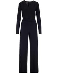 Norma Kamali - Jersey Jumpsuit With Long Sleeves Jewelry - Lyst