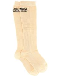 MM6 by Maison Martin Margiela - High Socks.-Donna - Lyst