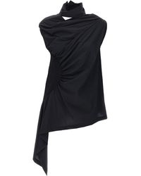 Issey Miyake - Eye Of The Bean Top Nero-Donna - Lyst