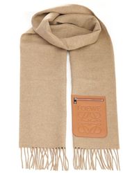 Loewe - Wool And Cashmere Scarf Scarves And Foulards - Lyst