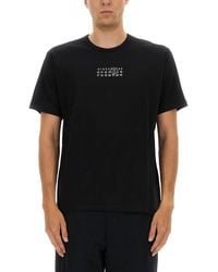 MM6 by Maison Martin Margiela - Numeric Signature Mm6' T-Shirt - Lyst