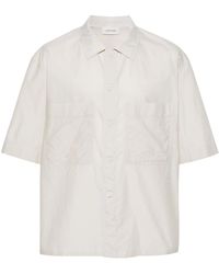 Lemaire - Shirt With Wide Collar - Lyst