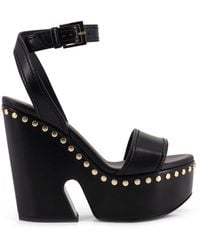 Givenchy - Leather Sandals With Studs - Lyst