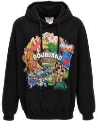 Doublet - Printed Hoodie Sweatshirt Multicolor - Lyst