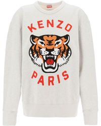 KENZO - 'lucky Tiger' Oversized Sweatshirt - Lyst