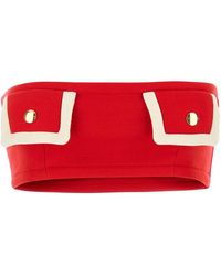 Prada - Wool Crop-Top - Lyst