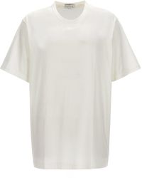 Yohji Yamamoto - Crew-Neck T Shirt Bianco - Lyst