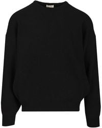Fear Of God - Knit Crewneck Sweater Knitwear Nero-Uomo - Lyst