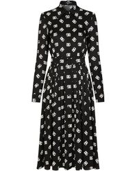 Dolce & Gabbana - Dress With Dg Print - Lyst