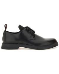 HUGO - Leather Derby Loafer - Lyst
