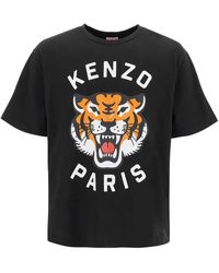 KENZO - T Shirt Oversize Lucky Tiger - Lyst