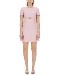 Versace Medusa '95 Cutout Mini Dress in Pink | Lyst