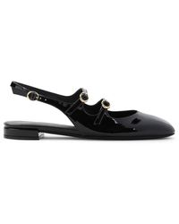 Stuart Weitzman - Benni Patent Leather Ballerinas-Donna - Lyst