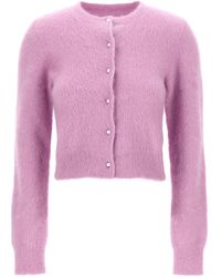 Maison Margiela - Pearl Button Cardigan Sweater, Cardigans - Lyst