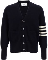 Thom Browne - 4-Bar' Wool Cardigan - Lyst