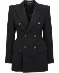 Balenciaga - Hourglass Blazer And Suits - Lyst