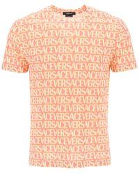Versace - Allover T Shirt - Lyst