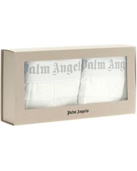 Palm Angels - 2-Pack Logo Boxers Intimo Bianco - Lyst