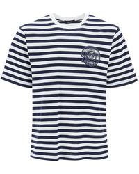 Versace - Nautical Stripe T Shirt - Lyst