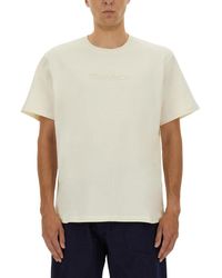 JW Anderson - Tshirt With Embroidered Logo - Lyst