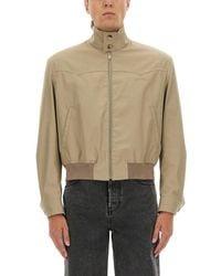 McQueen - Harrington Cropped Jacket - Lyst