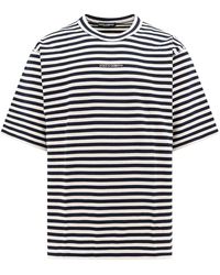 Dolce & Gabbana - T-shirt in cotone a righe - Lyst