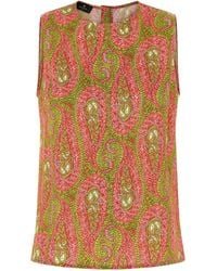 Etro - 'Paisley Foliage' Top - Lyst