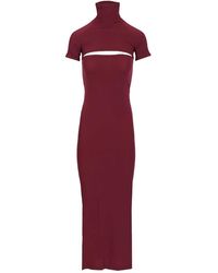 Alaïa - Alaã¯A Fitted Knit Cut-Out Dress - Lyst