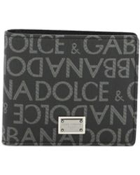 Dolce & Gabbana - Jacquard Brieftasche - Lyst