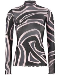PUCCI - Tulle Sweater - Lyst