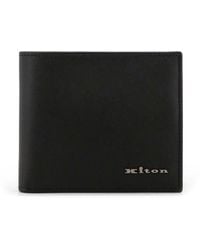 Kiton - Bifold Leather Wallet - Lyst