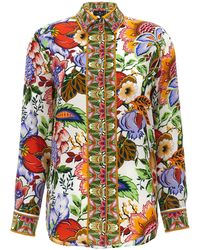 Etro - Floral Print Shirt Camicie Multicolor - Lyst