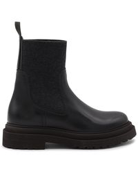Brunello Cucinelli - Boots Blacks And Greys-Donna - Lyst
