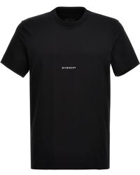 Givenchy - Logo Print T Shirt Nero - Lyst