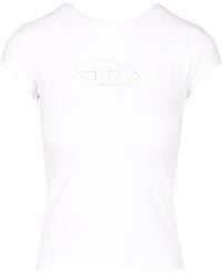 DIESEL - T-Shirt T-Angie - Lyst